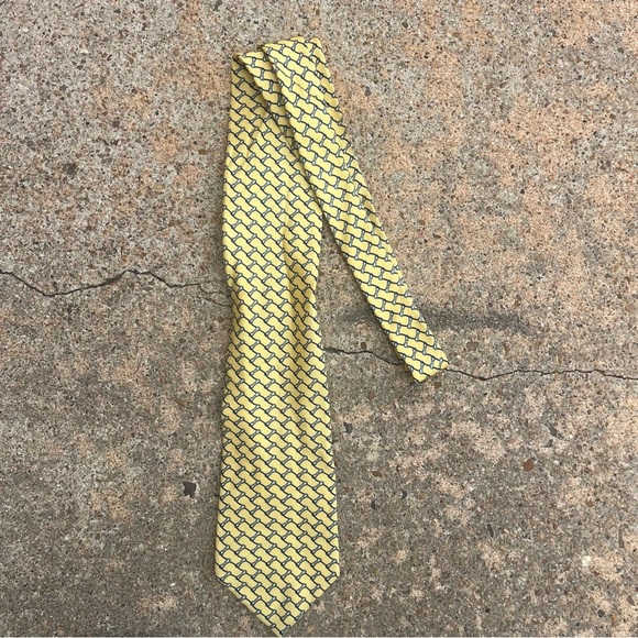Dior Other - Dior Yellow Patterned Men's Tie